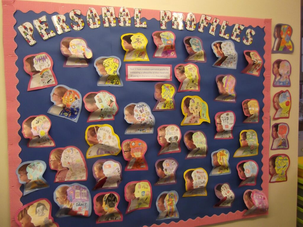 personal profiles display